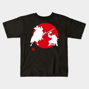 Shingen Takeda vs. Uesegi Kenshin Kids T-Shirt